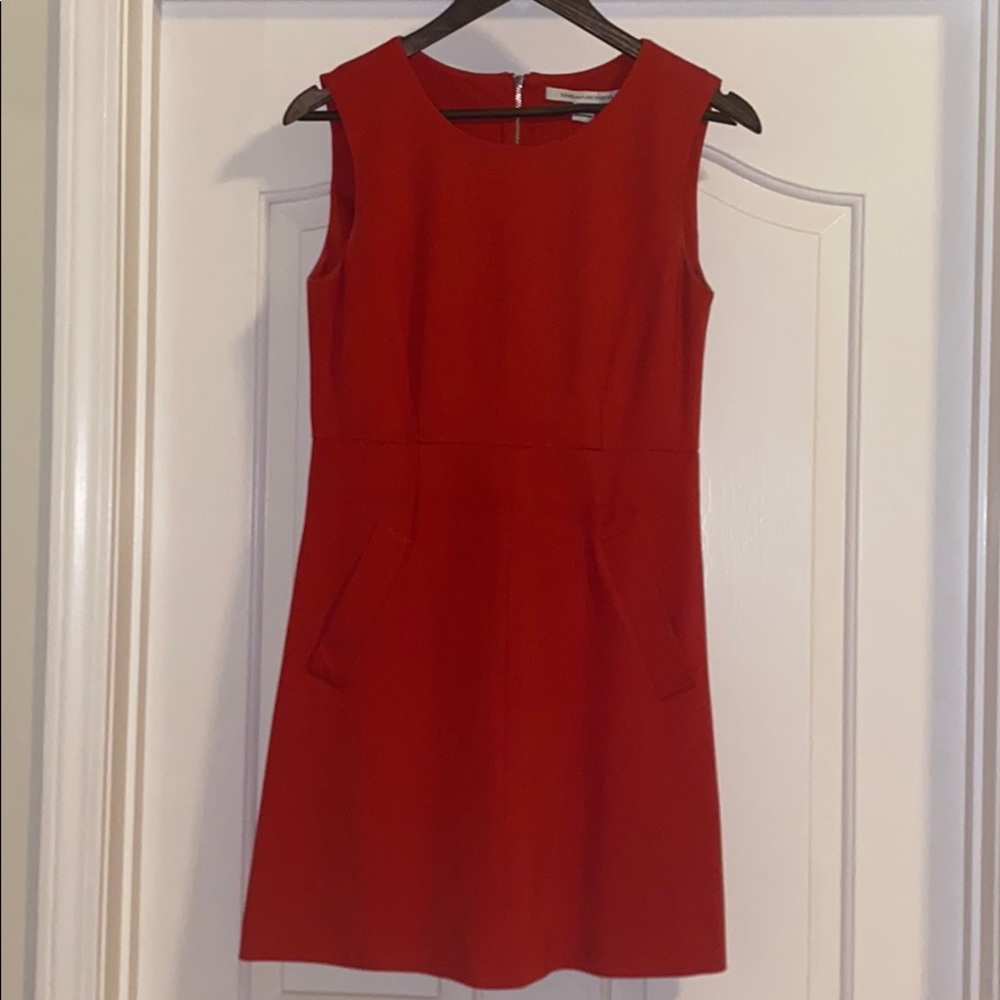 Red Diane Von Furstenberg Dress